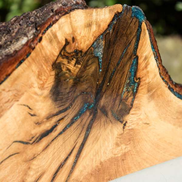 Holz und Epoxidharz